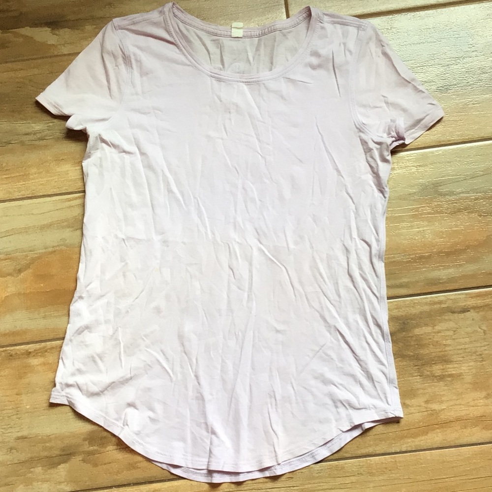 Lululemon Light Pink Scoop Neck T-Shirt